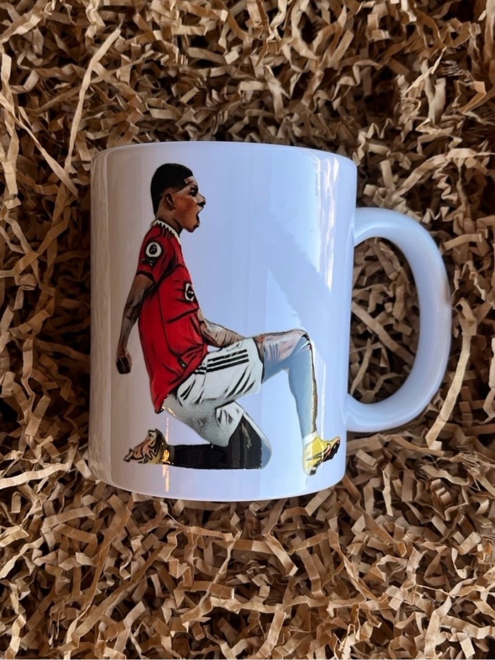 Manchester United Marcus Rashford Soccer Football English Cup Coffee Mug
